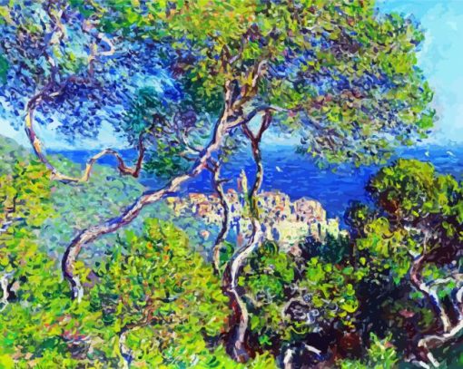 Bordighera Monet Art Paint by numbers