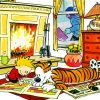 Calvin And Hobbes Adventure Paint by numbers