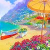 Capri Beach Isla Paint by numbers