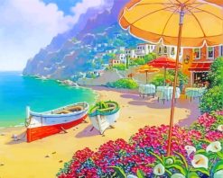 Capri Beach Isla Paint by numbers