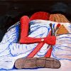 Couple In Bed Philip Guston paint by numbers