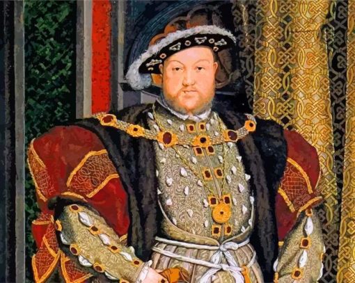 England King Henry VIII England King Henry VIII paint by number