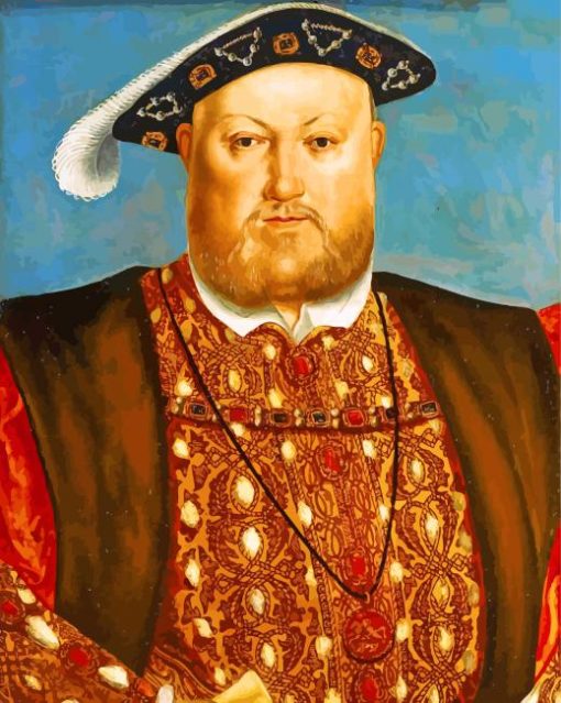 Henry VIII King paint by number