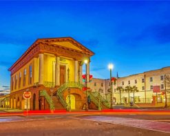 Historic Charleston City Market paint by numbers