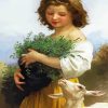 La Petite Esmeralda Bouguereau Art Paint by numbers