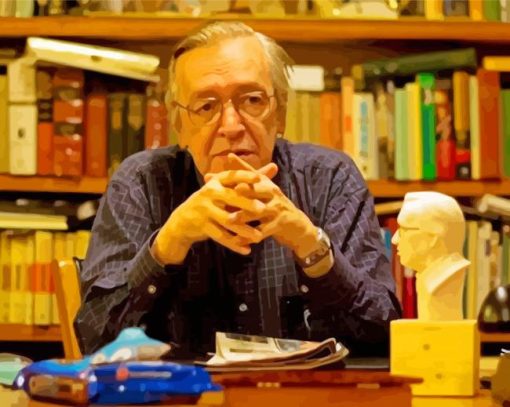 Olavo de Carvalho philosopher paint by numbers