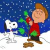 Charlie Brown And Snoopy paint by numbers