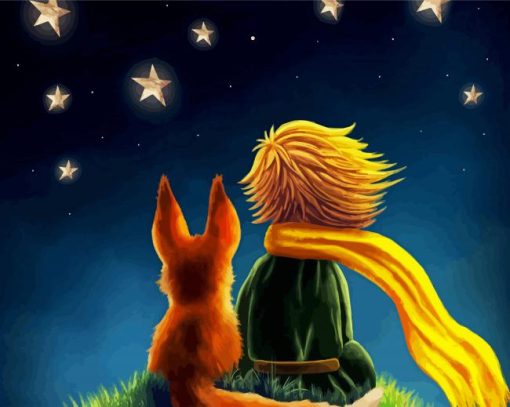 The Little Prince And Fox paint by number