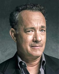 Classy Tom Hanks paint by numbers