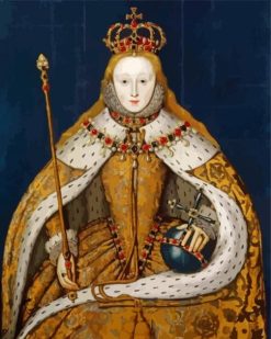 Tudor Queen Elizabeth paint by number