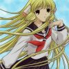 Chobits Anime Girl paint by numbers