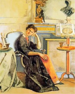 Baroness Alain De Rothschild Balthus Art Paint by numbers