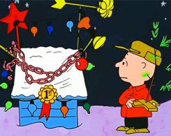 Charlie Brown Christmas paint by numbers