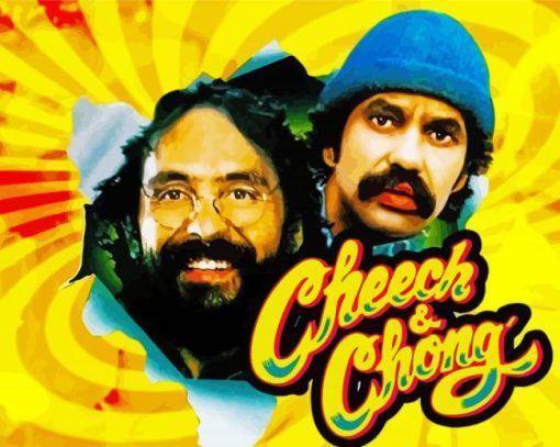 cheech and chong comedy paint by numbers