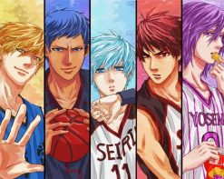 Kuroko no basketball Manga anime paint by numbers