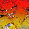 Mad Kurama paint by numbers