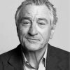 Monochrome Robert De Niro paint by numbers