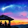 Nativity Scene Silhouette paint by numbers