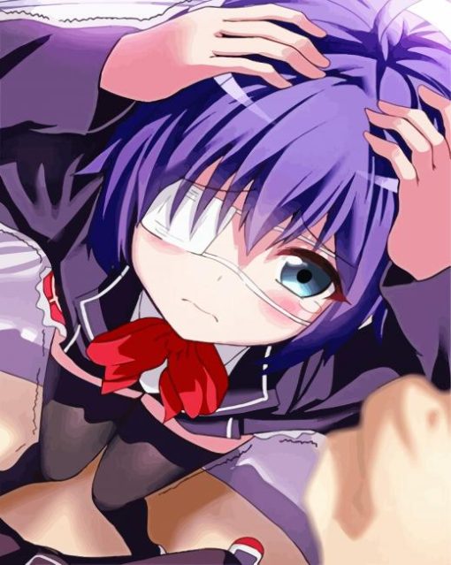 Sad Rikka Takanashi paint by numbers