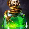 skull Potion paint by number