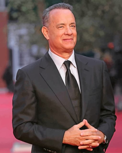 Tom Hanks paint by numbers