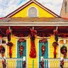 Beautiful House In French Quartier Paint by numbers