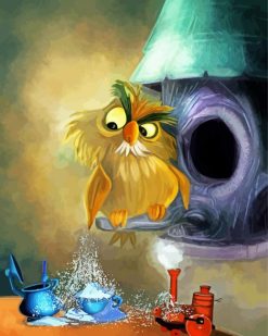 Archimedes From Sword In The Stone paint by numbers