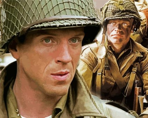 Band of brothers characters paint by numbers