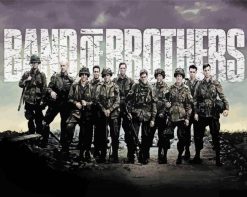 Band of brothers movie poster paint by numbers