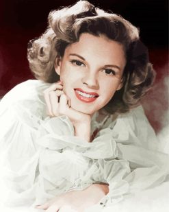 Beautiful Judy Garland paint by numbers