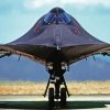 Blackbird SR71 aircraft paint by numbers