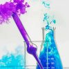 Blue Purple Chemistry paint by numbers