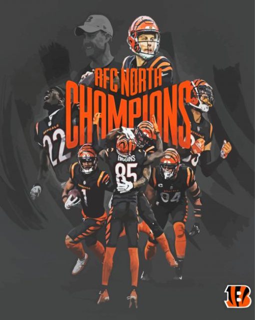 Cincinnati Bengals Players paint by numbers