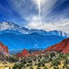 Colorado Pikes Peak Landscape paint by numbers