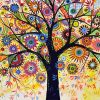 Colorful Abstract Tree Paint by numbers