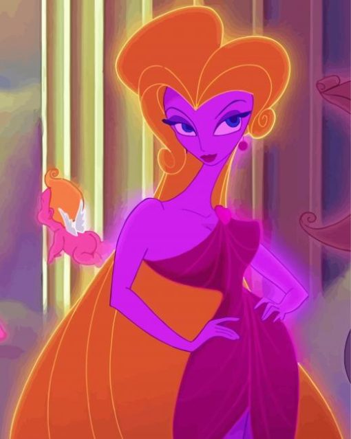 Disney Hercules Aphrodite Paint by numbers