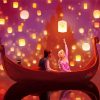 Disney Tangled Lantern paint by numbers