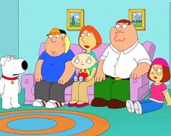 Family Guy Animated Sitcom Paint by numbers