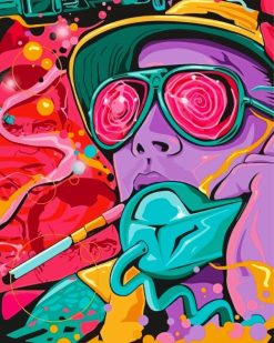 Fear And Loathing In Las Vegas Pop Art paint by numbers