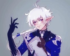 Final Fantasy Alphinaud Leveilleur paint by numbers