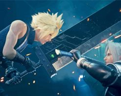 Final Fantasy VII Remake Game paint by numbers