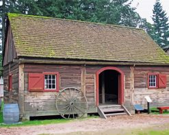 Forst Nisqually Living History Museum Tacoma paint by numbers