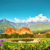 Garden Of The Gods Landscape paint by numbers