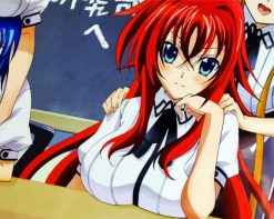 High School DxD Rias Gremory paint by numbers