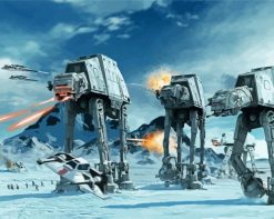 Hoth Star Wars Paint by numbers