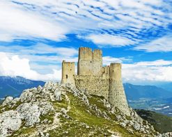 Italy Abruzzo Castle paint by numbers