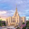 Layton Utah Temple paint by number