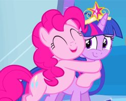 Little Pony Pinkie And Sparkle paint by numbers