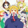 Miss Kobayashis Dragon Maid Manga paint by numbers