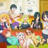 Miss Kobayashis Dragon Maid characters paint by numbers